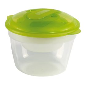   Set 2 caserole 370 ml-900 ml, Everestus, CAE15, plastic, transparent, verde