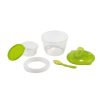 Set 2 caserole 370 ml-900 ml, Everestus, CAE15, plastic, transparent, verde