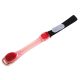 Lumina intermitenta pentru brat, Everestus, JR02, plastic, poliester, rosu, transparent