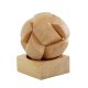 Joc de indemanare Minge Puzzle, 6 piese, Everestus, JJE14, lemn, natur