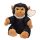 Maimuta de Plus, inaltime 18 cm, Kidonero, Colectia "Micul meu prieten", JPK013, poliester, negru, radiera inclusa