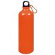 Sticla de apa 750 ml cu carabina asortata, Everestus, 20IAN1475, Portocaliu, Aluminiu, Plastic