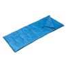 Sac de dormit 190x75 cm, cu geanta pentru transport, albastru deschis, Everestus, SD01BE, poliester, saculet sport inclus