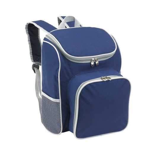 Rucsac picnic, 2 persoane, accesorii incluse, albastru gri, Everestus, CP12OE, poliester