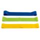 Set 3 benzi elastice pentru antrenament, latex, Everestus, SYB01, multicolor