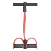 Banda elastica cu parghie de picioare, 21MAR2460, 50x26 cm, Everestus, Plastic, Silicon, Negru, Rosu