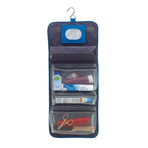 Geanta cosmetice pentru voiaj, Everestus, SR01, poliester 300D, albastru