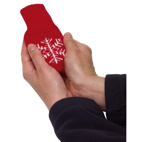 Compresa de buzunar cu design de Craciun, 13 x 7 x 0,5 cm, Everestus, 20SEP0936, PVC, Rosu