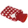 Sticla 750 ml pentru apa fierbinte, Everestus, 20FEB0211, Cauciuc, Acril, Rosu