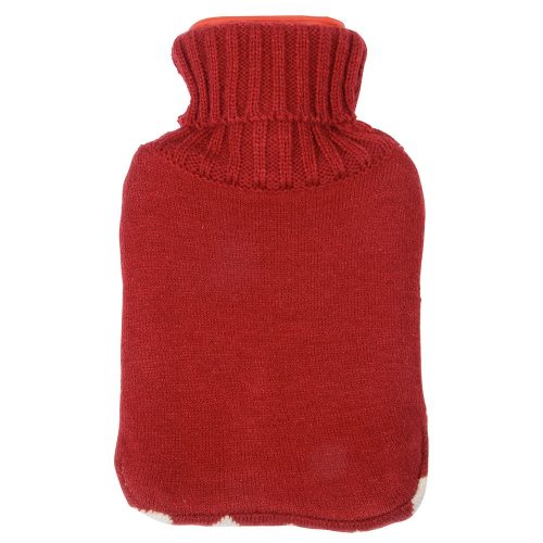 Sticla 750 ml pentru apa fierbinte, Everestus, 20FEB0211, Cauciuc, Acril, Rosu