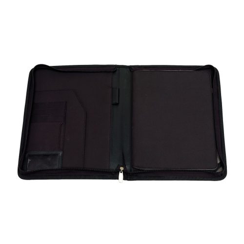 Mapa de conferinta A4, cu suport pentru tableta, negru, Everestus, MC26NE, pu, pvc