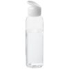 Sticla de apa 650 ml, capac insurubabil, fara BPA, tritan, Everestus, 8IA19123, transparent, alb, saculet de calatorie inclus