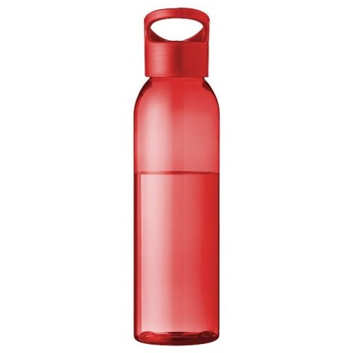 Sticla de apa 650 ml, capac insurubabil, fara BPA, tritan, Everestus, 8IA19120, rosu, saculet de calatorie inclus