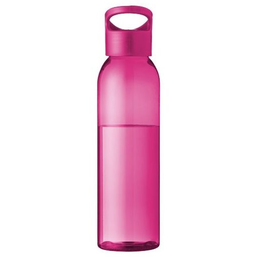 Sticla de apa 650 ml, capac insurubabil, fara BPA, tritan, Everestus, 8IA19119, roz, saculet de calatorie inclus