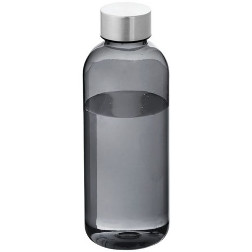 Sticla apa 600 ml, capac din aluminiu, fara BPA, Everestus, SG03, tritan, transparent, negru, saculet de calatorie inclus