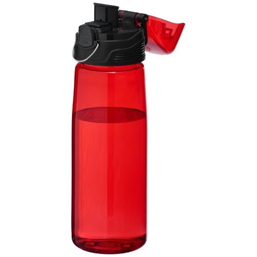 Sticla sport 700 ml, fara BPA, Everestus, CI01, tritan, transparent, rosu