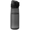 Sticla sport 700 ml, fara BPA, Everestus, CI01, tritan, transparent, negru