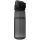 Sticla sport 700 ml, fara BPA, Everestus, CI01, tritan, transparent, negru, saculet de calatorie inclus