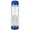 Sticla apa cu infuzor, 740 ml, fara BPA, Everestus, TF05, tritan, transparent, albastru, saculet de calatorie inclus