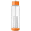 Sticla apa cu infuzor, 740 ml, fara BPA, Everestus, TF03, tritan, transparent alb, portocaliu