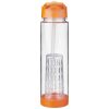 Sticla apa cu infuzor, 740 ml, fara BPA, Everestus, TF03, tritan, transparent alb, portocaliu
