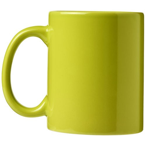 Cana clasica, 330 ml, 11,8x9,7xø8,2 cm, Everestus, 20SEP1013, Ceramica, Verde