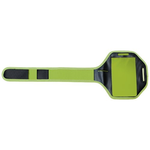 Suport telefon pentru brat, sport, Everestus, STT061, poliester, verde