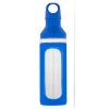 Sticla sport 590 ml, Everestus, HR, sticla, silicon si pp plastic, albastru, transparent