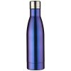 Sticla termoizolanta iridescenta cu perete dublu, 500 ml, Everestus, VA, otel inoxidabil, albastru, saculet de calatorie inclus