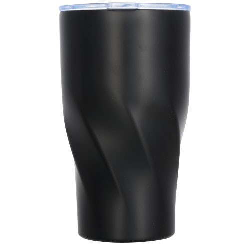 Cana termoizolanta, perete dublu, 470 ml, fara condens, Everestus, HO, otel inoxidabil, negru