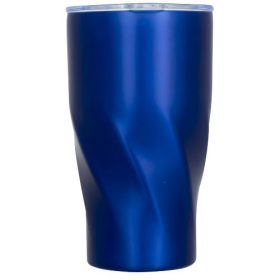   Cana termoizolanta, perete dublu, 470 ml, fara condens, Everestus, HO, otel inoxidabil, albastru