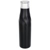 Sticla termoizolanta auto-seal, perete dublu, 650 ml, Everestus, HO, otel inoxidabil, negru, saculet de calatorie inclus