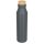 Sticla termoizolanta 590 ml, perete dublu, fara condens, capac din pluta, Everestus, NE, otel inoxidabil, gri, saculet inclus