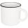Cana vintage, 310 ml, 8xø8, 5 cm, Everestus, 20SEP0998, Ceramica, Alb
