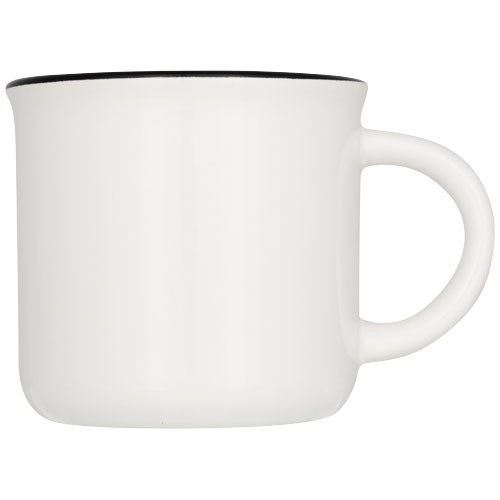 Cana vintage, 310 ml, 8xø8, 5 cm, Everestus, 20SEP0998, Ceramica, Alb