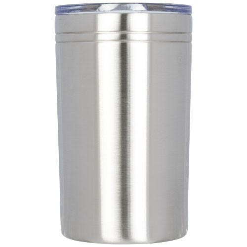 Cana de voiaj 330 ml cu perete dublu izolat, Everestus, PA05, otel inoxidabil, argintiu