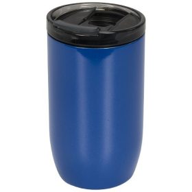   Cana termoizolanta, perete dublu, 380 ml, pentru voiaj, Everestus, LM, otel inoxidabil, albastru