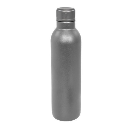 Sticla termoizolanta 510 ml, perete dublu, fara condens, Everestus, TR, otel inoxidabil, gri, saculet de calatorie inclus