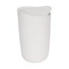 Cana de calatorie cu perete dublu din ceramica, 410 ml, Everestus, MA, alb