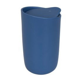   Cana de calatorie cu perete dublu din ceramica, 410 ml, Everestus, MA, albastru