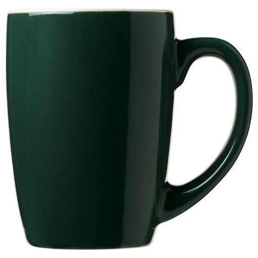 Cana cu design modern, 350 ml, 11xø8,4 cm, Everestus, 20SEP1006, Ceramica, Verde