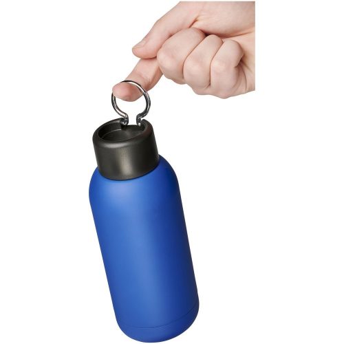 Sticla termos 375 ml, perete dublu, Everestus, 9IA19348, Otel inoxidabil, Albastru