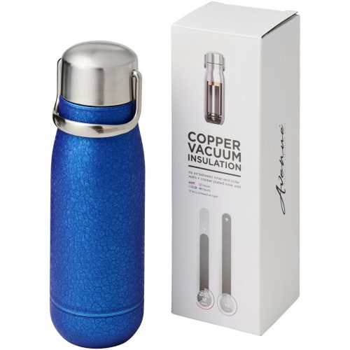 Termos 350 ml cu perete dublu, Everestus, 20FEB1478, Otel, Albastru