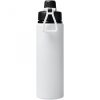 Sticla de apa sport 800 ml cu agatatoare, Everestus, 20FEB1093, Aluminiu, Alb, saculet inclus
