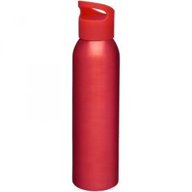   Bidon sport pentru apa, 21MAR1819, 650 ml, 26xØ 6.6 cm, Everestus, Aluminiu, Polipropilena, Rosu