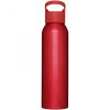 Bidon sport pentru apa, 21MAR1819, 650 ml, 26xØ 6.6 cm, Everestus, Aluminiu, Polipropilena, Rosu