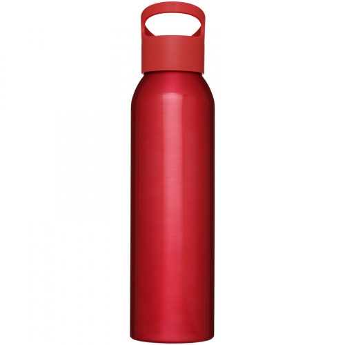 Bidon sport pentru apa, 21MAR1819, 650 ml, 26xØ 6.6 cm, Everestus, Aluminiu, Polipropilena, Rosu