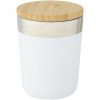 Cana termos, Everestus, 21OCT1403, 300 ml, 8.6 x 11.4 x 8.6 cm, Otel, Bambus, Alb