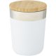 Cana termos, Everestus, 21OCT1403, 300 ml, 8.6 x 11.4 x 8.6 cm, Otel, Bambus, Alb