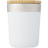 Cana termos, Everestus, 21OCT1403, 300 ml, 8.6 x 11.4 x 8.6 cm, Otel, Bambus, Alb